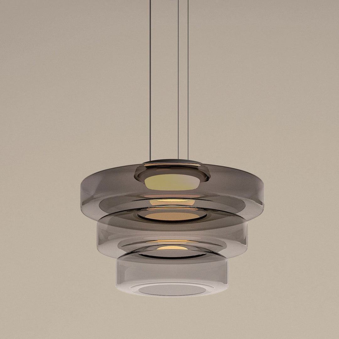 Glass Pendant Lamp | Bauhaus Style Hanging Light
