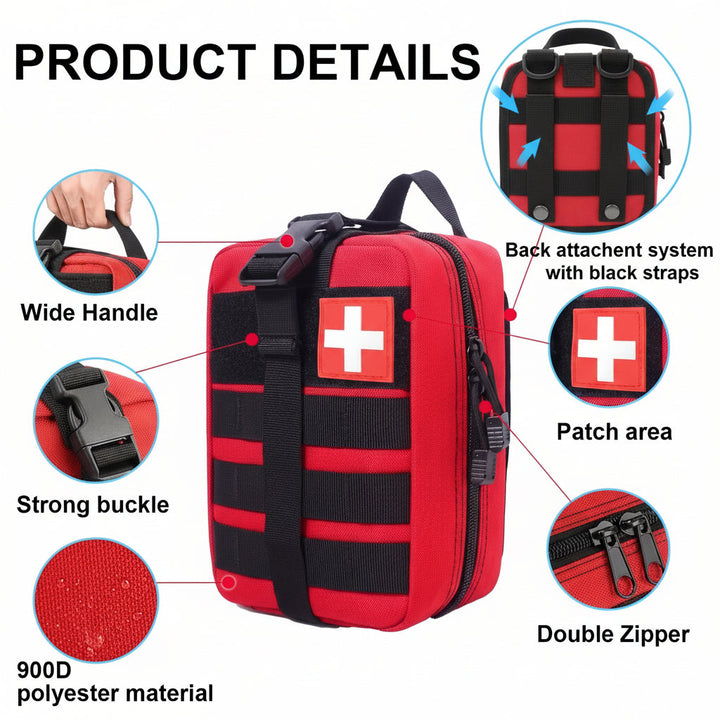 Emergency Survival Kit First Aid Tools Portable Gear Outdoor Safety