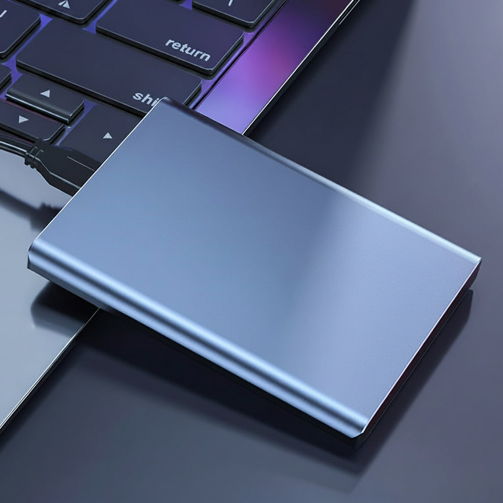 External Hard Drive Portable SSD 320GB USB Slim Laptop Storage