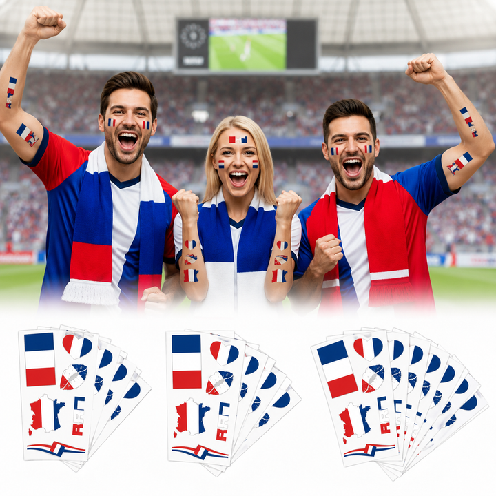 Face Paint Stickers Waterproof Temporary Tattoos Events Sports