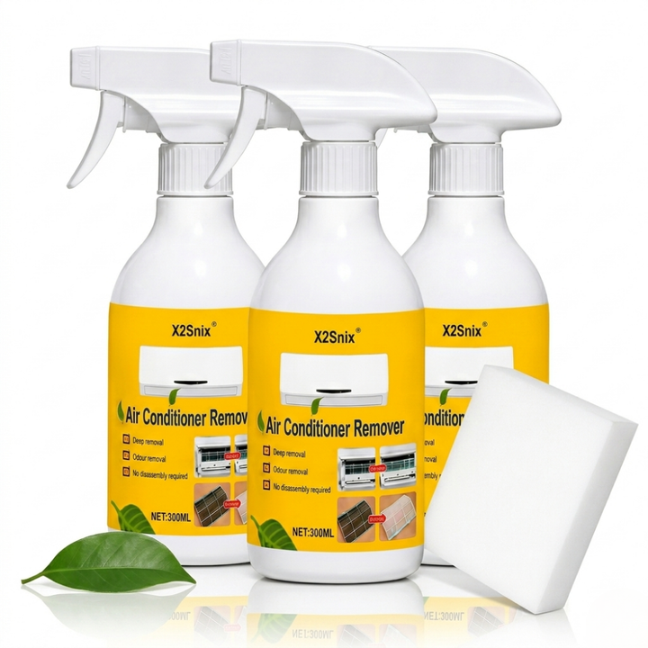 3 Bottles Air Conditioner Cleaner And Sponge