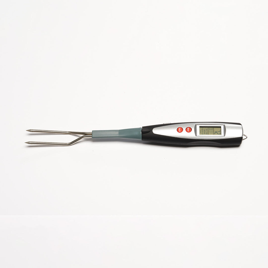Thermometer BBQ Fork Digital Grill Probe Cooking Tool Stainless Steel