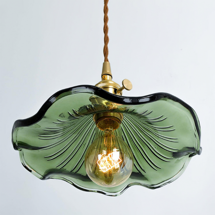 Illuminate Your Room with Elegance | Flower Glass LED Pendant Light