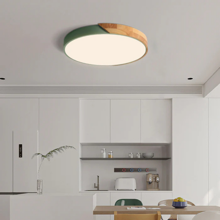 LED Ceiling Light | Modern Nordic Wooden Design