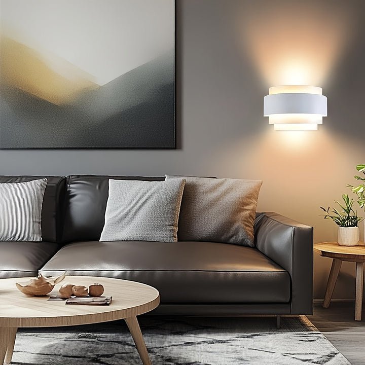 Modern Wall Sconce | Up &amp; Down Metal Wall Light