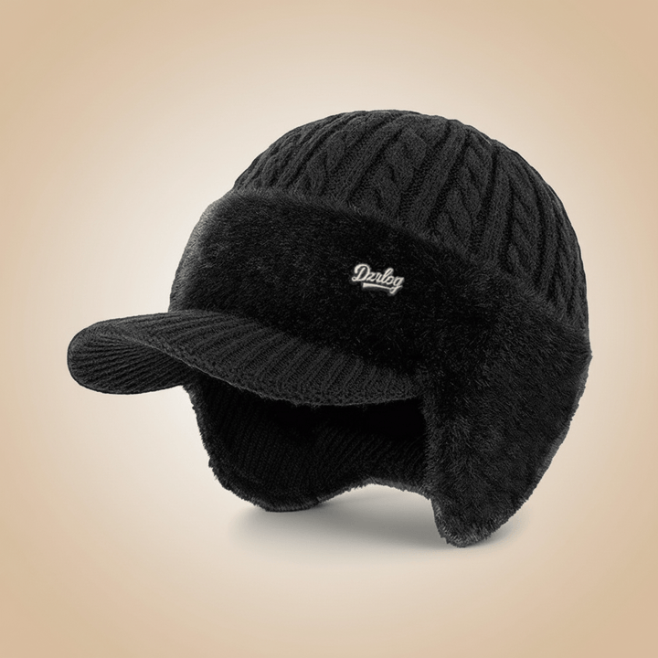 Winter Hat Trapper Ear Protection Windproof Fur Lined Cap