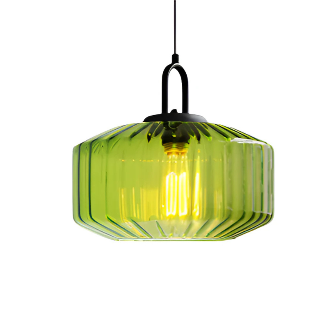 Mireta Glass Pendant Light | Retro-colored Glass Design
