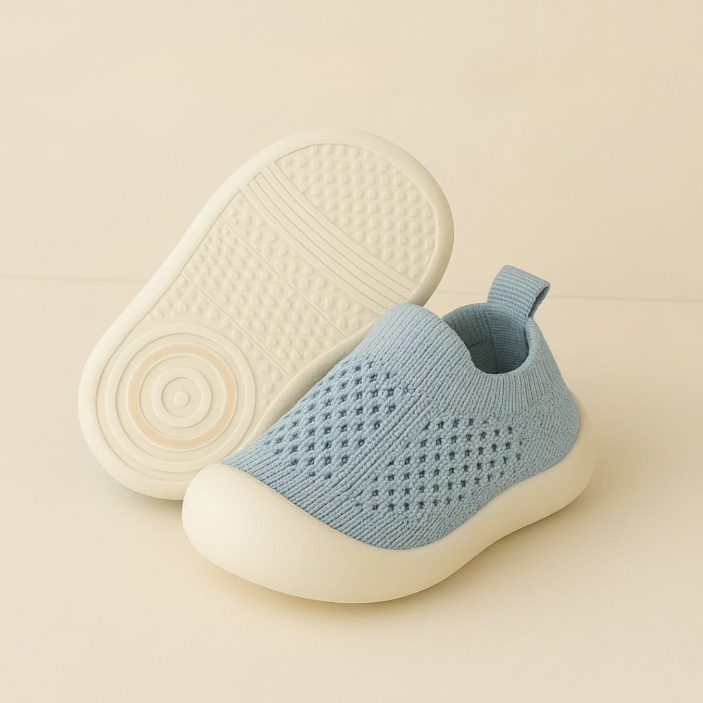 Kids Sneakers Breathable Mesh Slip On Shoes Non Slip Lightweight