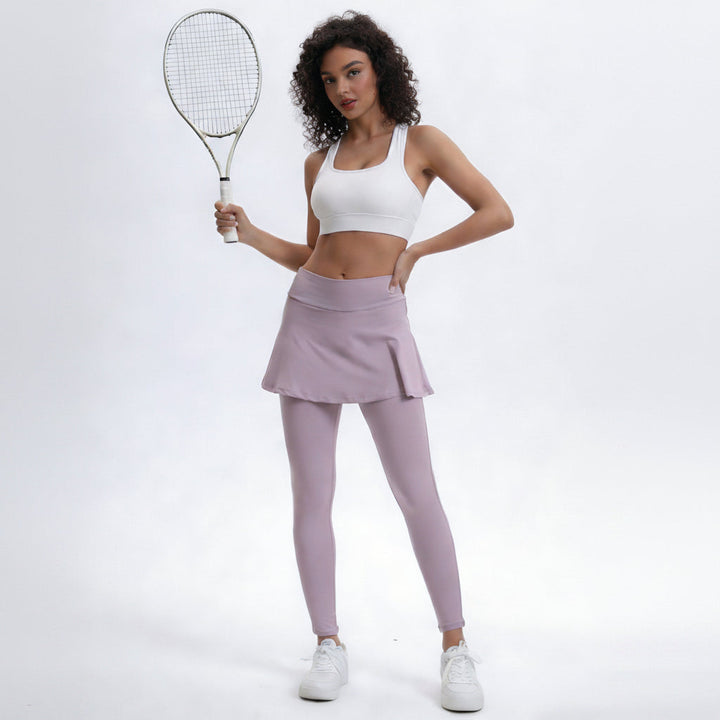 High Waist Pickleball Flared Yoga Pants Stretch Leggings