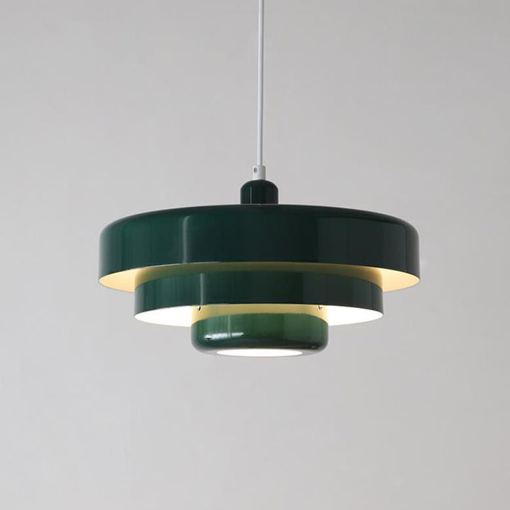 Nordic Vintage Multi-Layered Pendant Lamp | Modern Retro Hanging Light