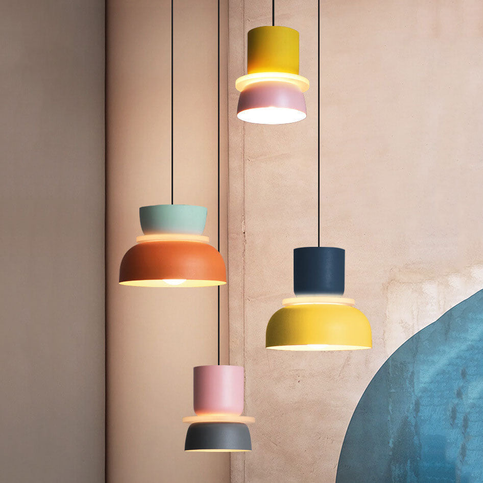 Nordic colorful Macaron Pendant Light | Scandinavian Charm