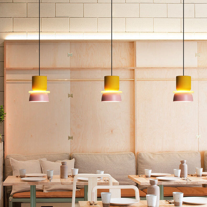 Nordic colorful Macaron Pendant Light | Scandinavian Charm