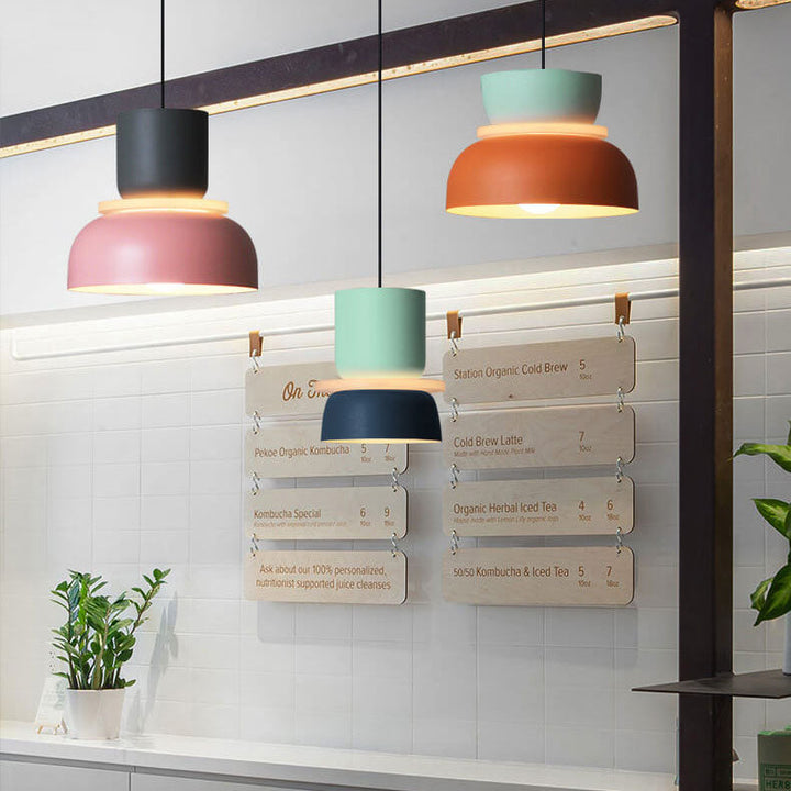 Nordic colorful Macaron Pendant Light | Scandinavian Charm