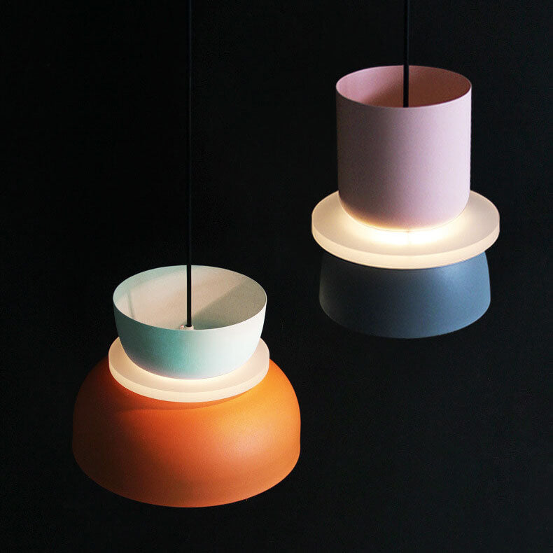 Nordic colorful Macaron Pendant Light | Scandinavian Charm