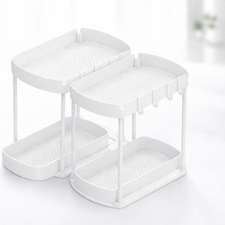 Under Sink Organizer Set 2 Pack Multi Purpose Storage Drawers