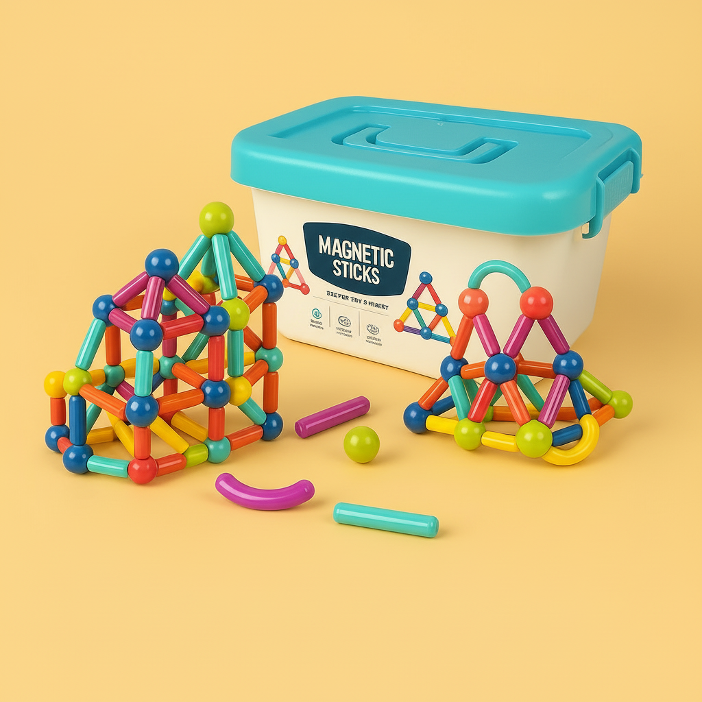 Magnetic Building Blocks Set Educational STEM Toy