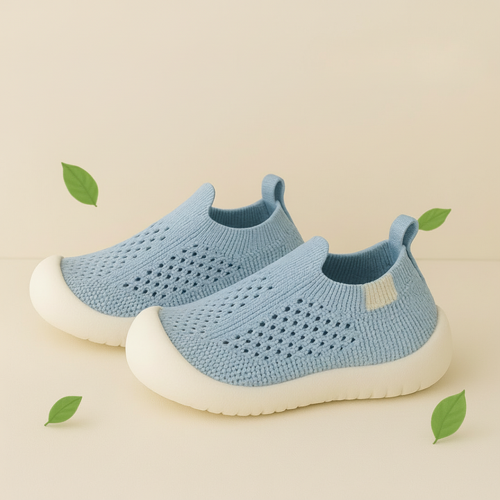 Kids Sneakers Breathable Mesh Slip On Shoes Non Slip Lightweight