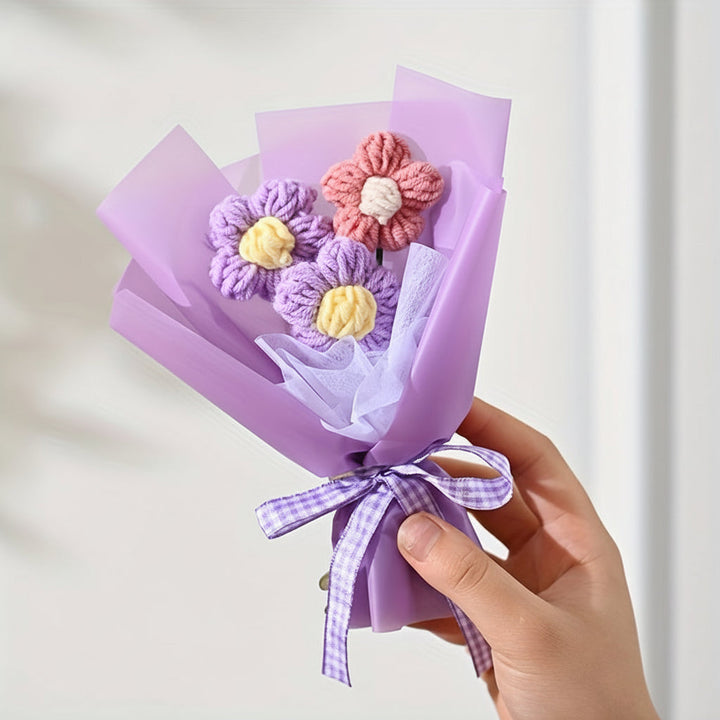 Mothers Day Gift Bouquet Handmade Flower Mini Fabric Bouquet
