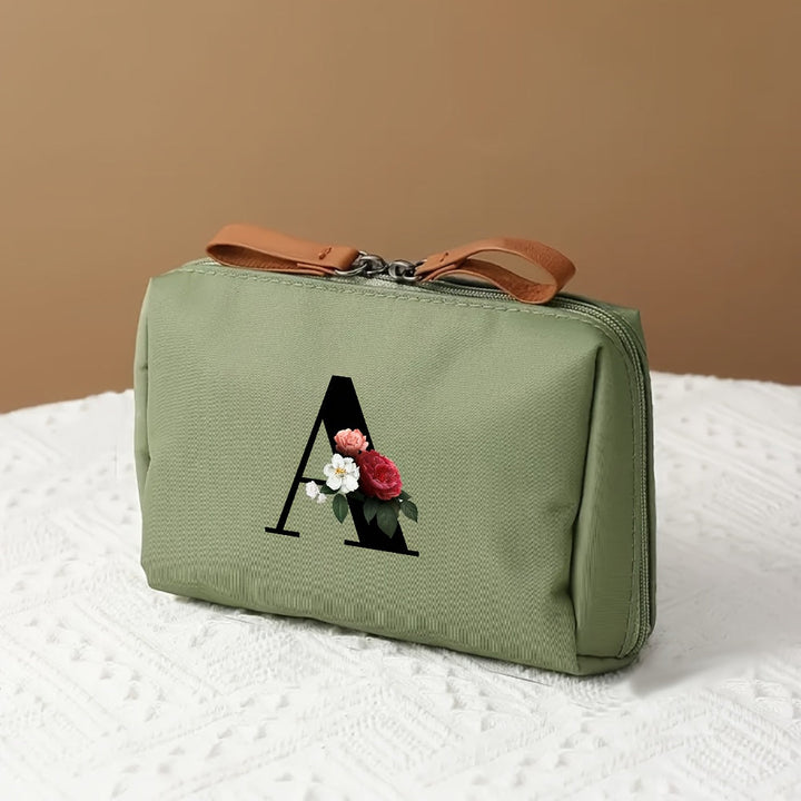 Makeup Bag Travel Cosmetic Organizer Mothers Day Letter Case