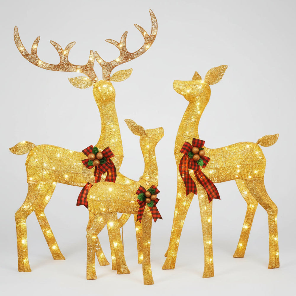 Christmas Outdoor Decorations LED Reindeer Garden Display
