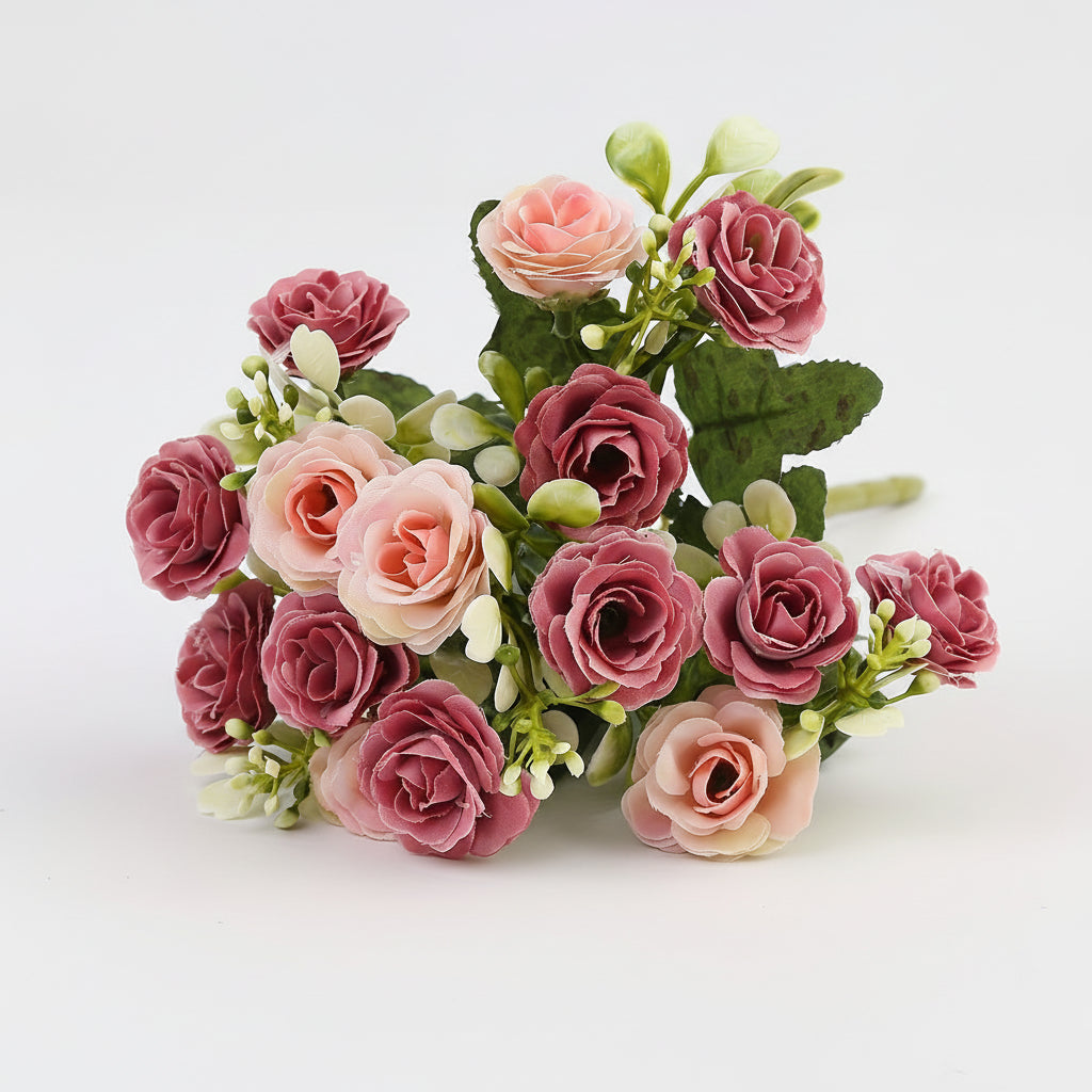 Mothers Day Artificial Flowers Hanging Rose Basket Patio Decor