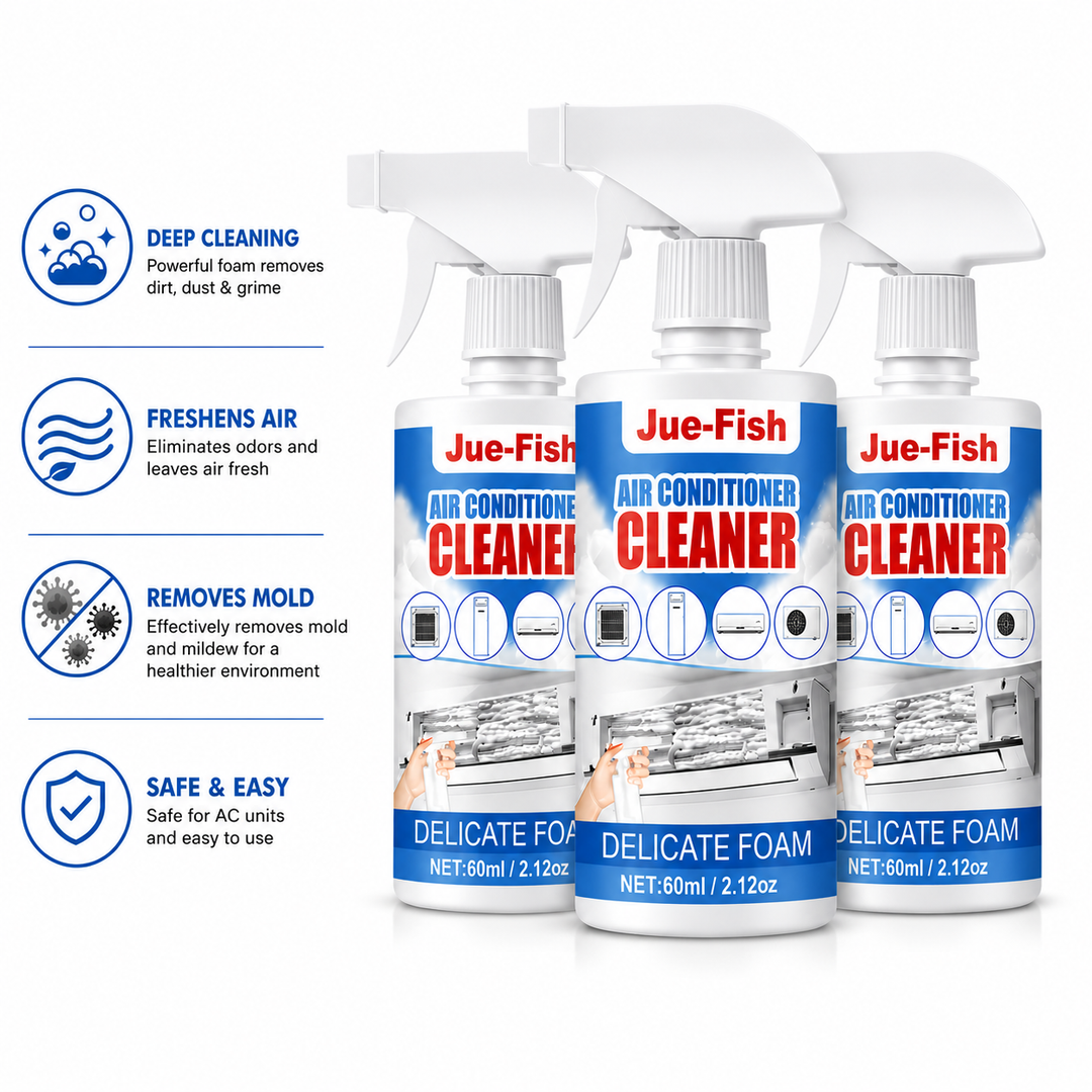 3 Bottles of Air Conditioner Cleaner Foam Spray