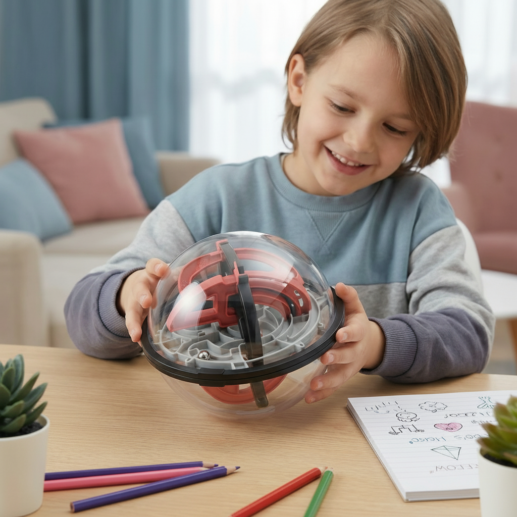Puzzle Toy 3D Maze Ball Brain Teaser Kids Adults