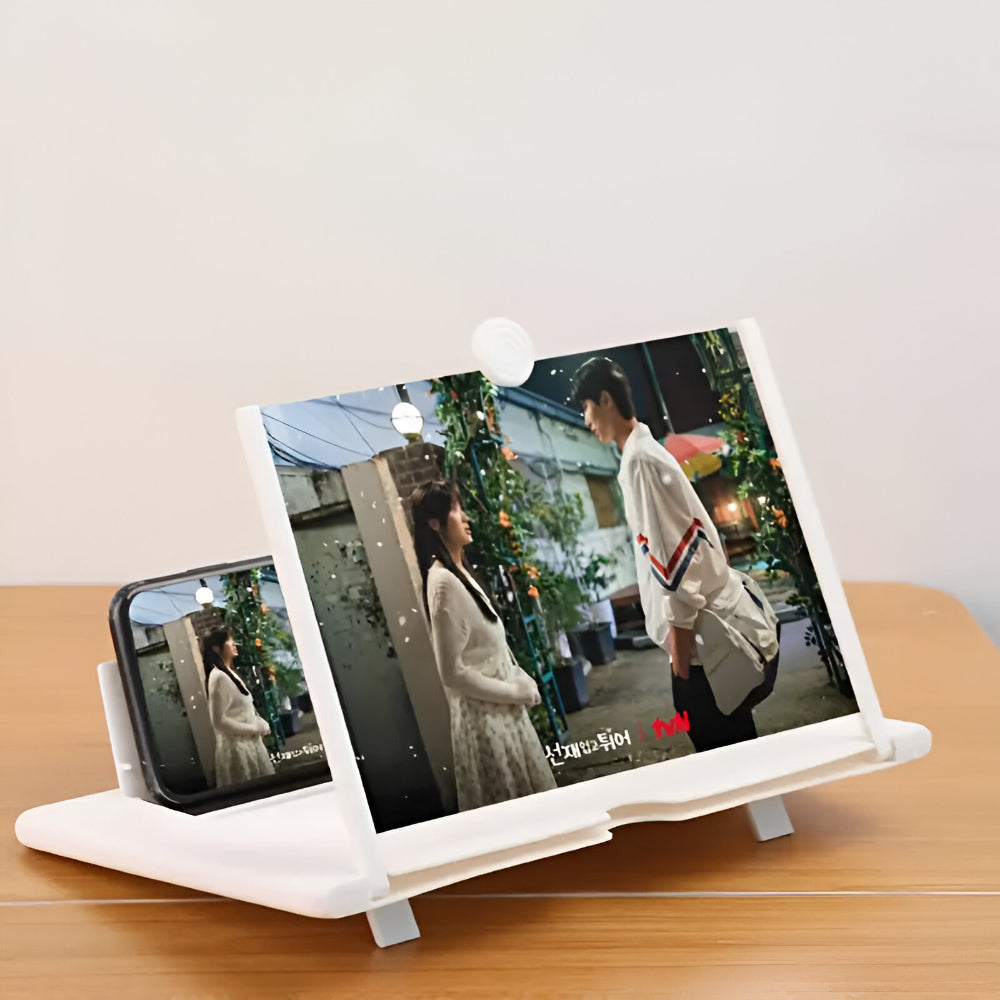 Phone Stand Screen Magnifier Foldable Holder Display Amplifier