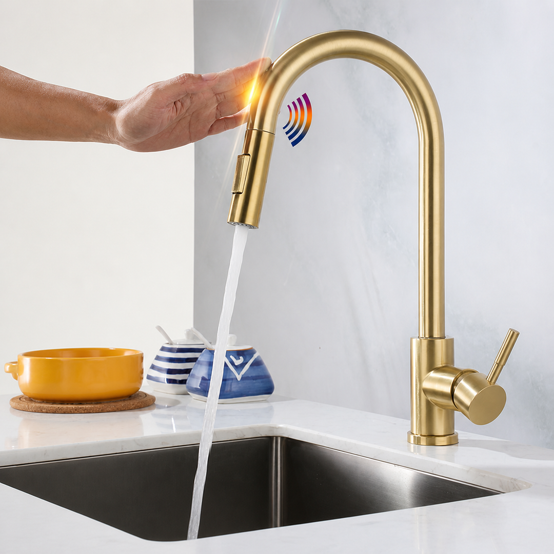 Kitchen Faucet Pull Out Spray Head Single Handle Sink Tap
