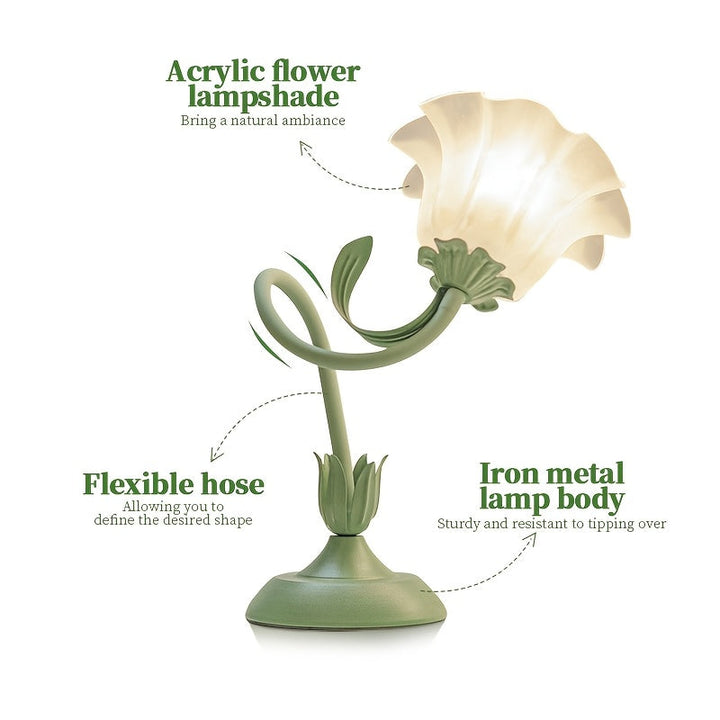 Floral Table Lamp | USB Powered