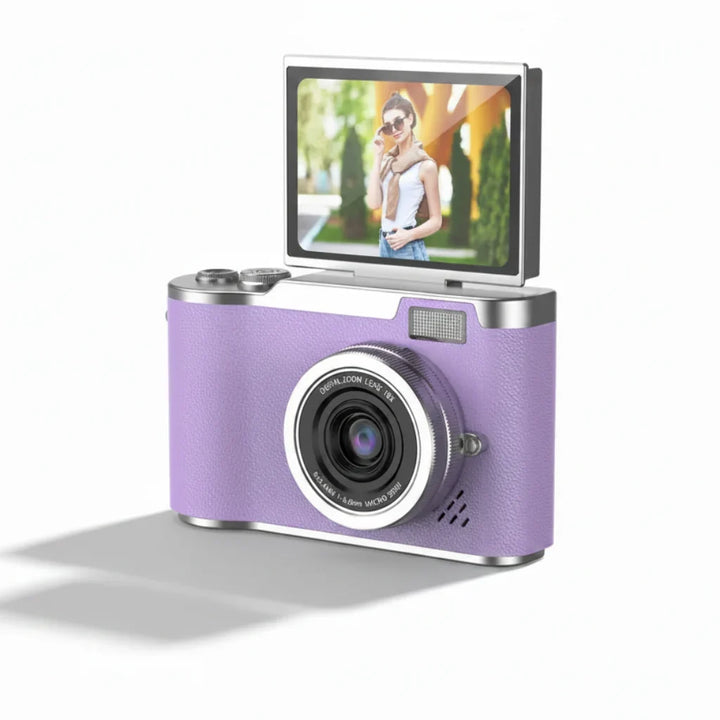 Digital Camera 4K Flip Screen 48MP 8X Zoom Compact Photo Video