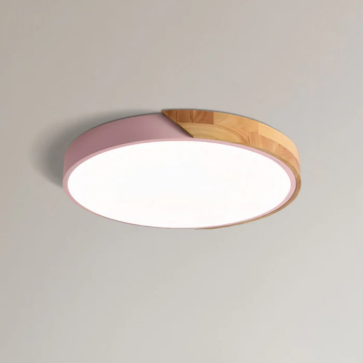 LED Ceiling Light | Modern Nordic Wooden Design