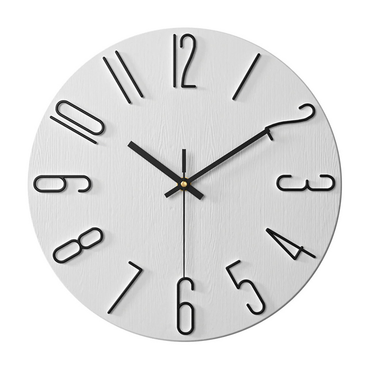 Noble Modern Wall Clock | Minimalist Gold Design