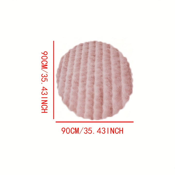 Cloud Comfort Round Bubble Rug | Soft Fluffy Circle Carpet