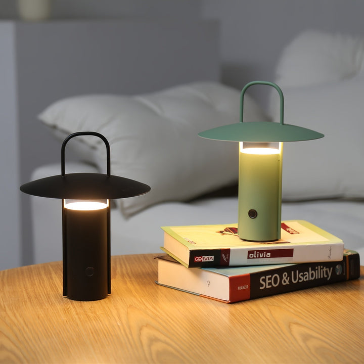 Wireless LED Touch Lamp | USB Rechargeable Metal Table Light
