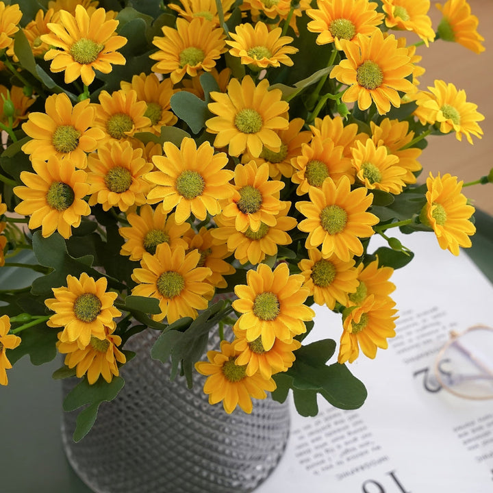 Mothers Day Artificial Flowers Daisy Bouquet Table Centerpiece Decor