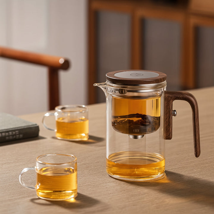 Glass Teapot Infuser Loose Leaf Tea Maker Pitcher