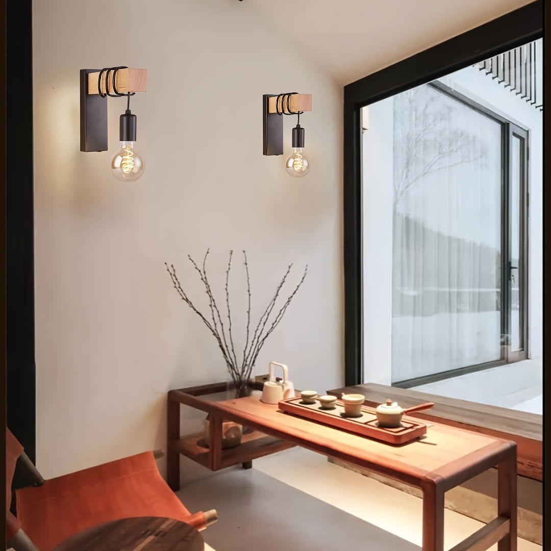 Modern Industrial Wall Sconce | E27 Base &amp; Metal Finish