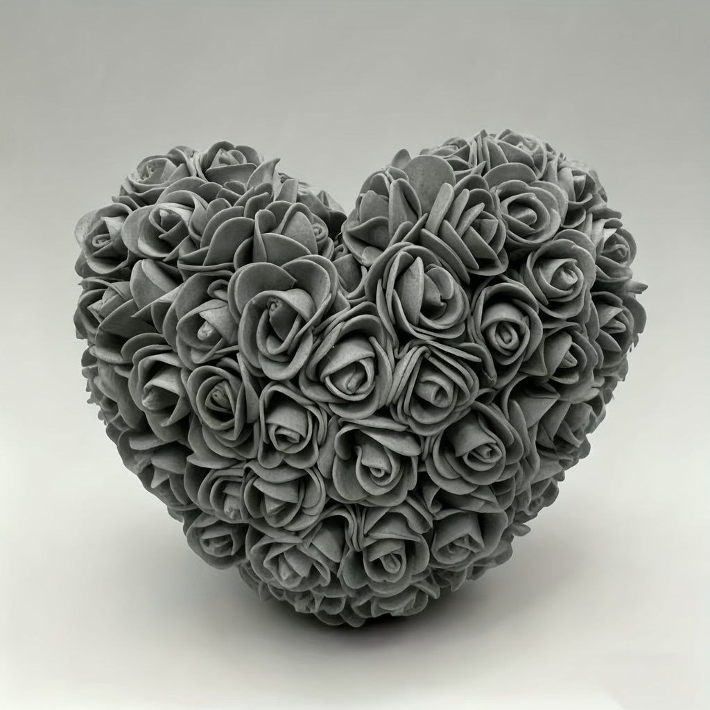 Rose Heart Mothers Day Gift Artificial Flower Table Decoration