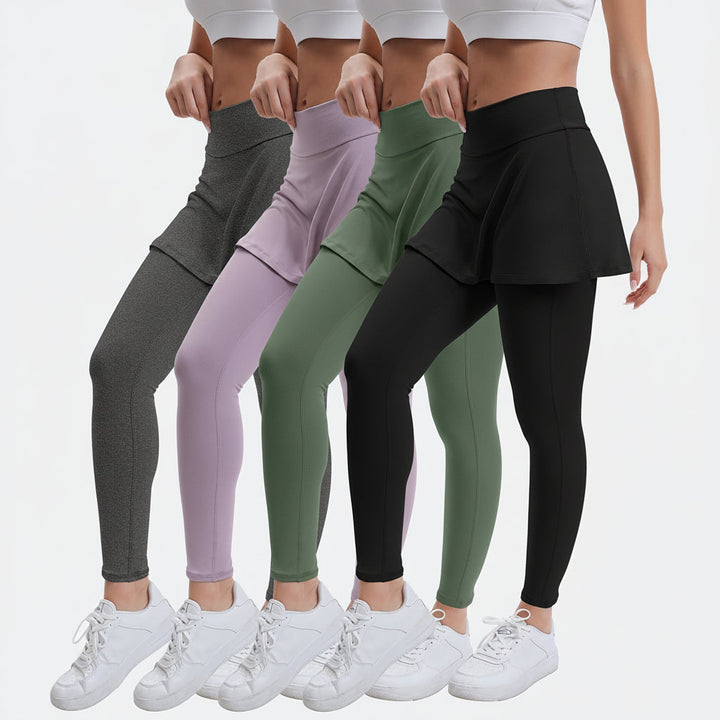 High Waist Pickleball Flared Yoga Pants Stretch Leggings
