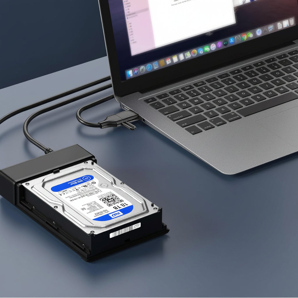 External Hard Drive Portable SSD USB 3.0 SATA Enclosure