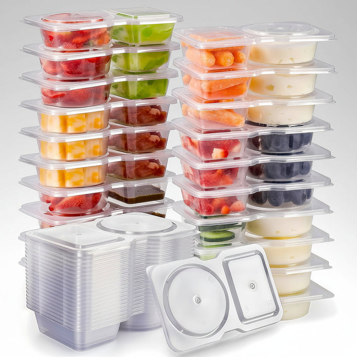 Food Storage Containers Lids Meal Prep Snacks