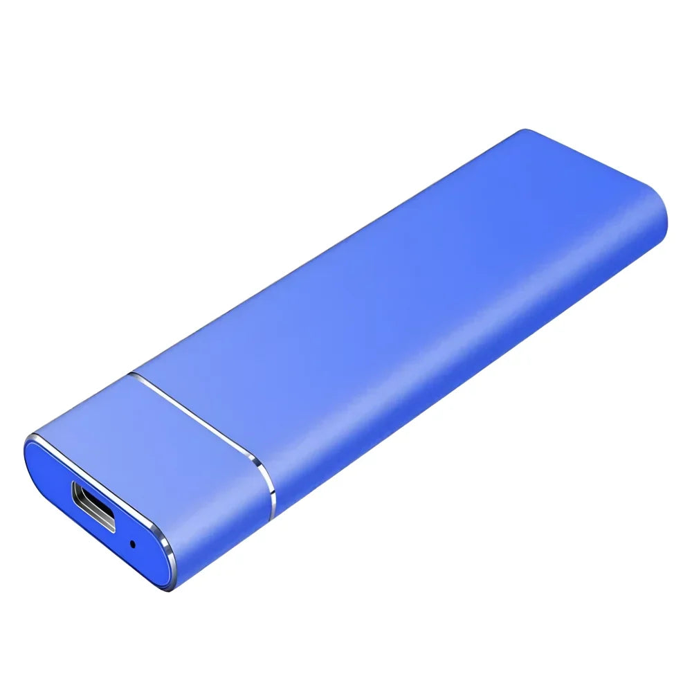 External Hard Drive Portable USB Aluminum Slim Storage Design