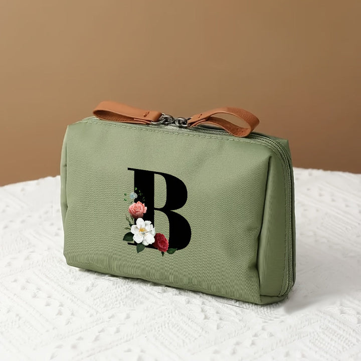 Makeup Bag Travel Cosmetic Organizer Mothers Day Letter Case