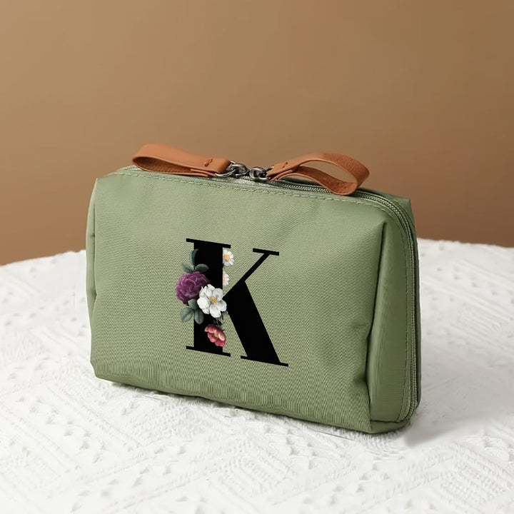 Makeup Bag Travel Cosmetic Organizer Mothers Day Letter Case