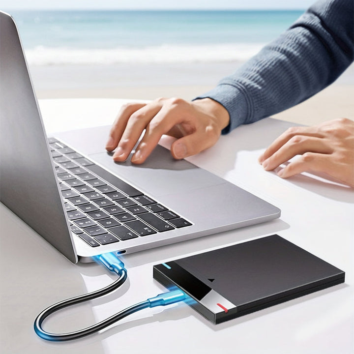 External Hard Drive Portable SSD 320GB USB Slim Storage Backup
