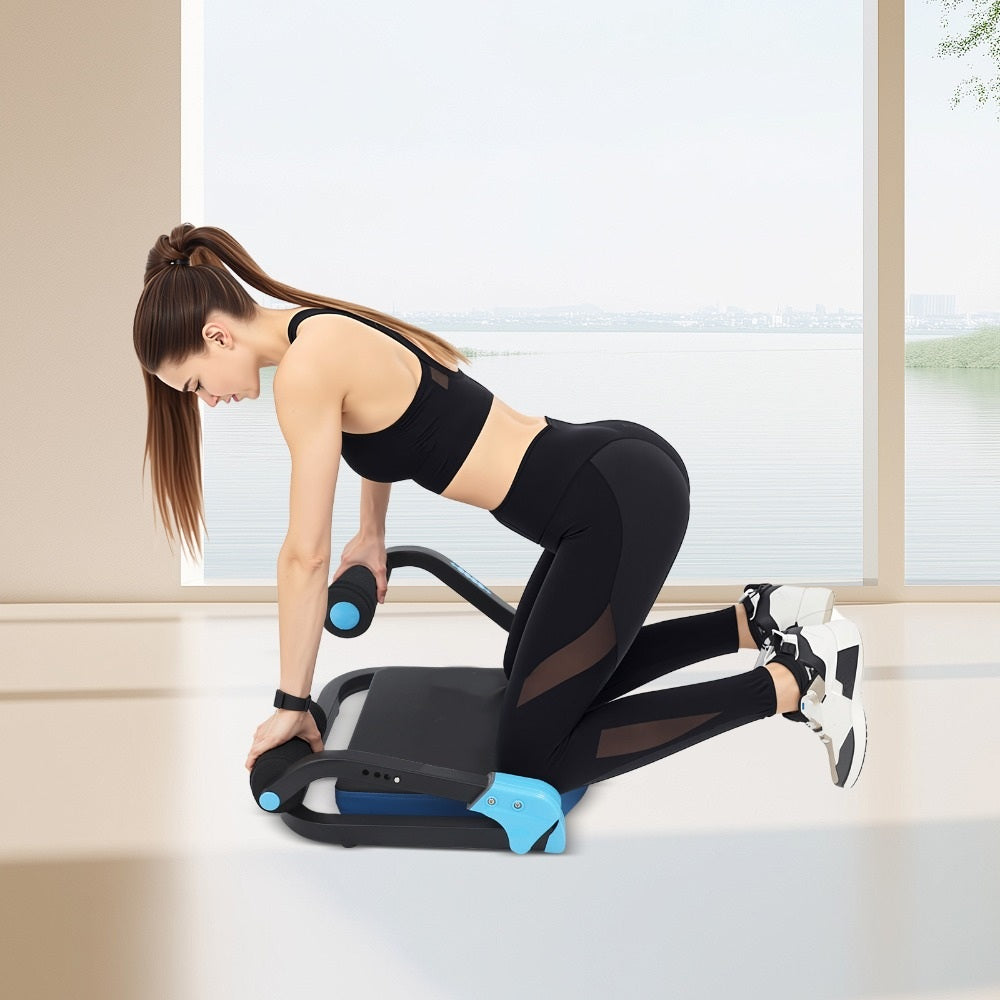 Ab Machine Adjustable Resistance Iron Ab Sneaker Home Gym