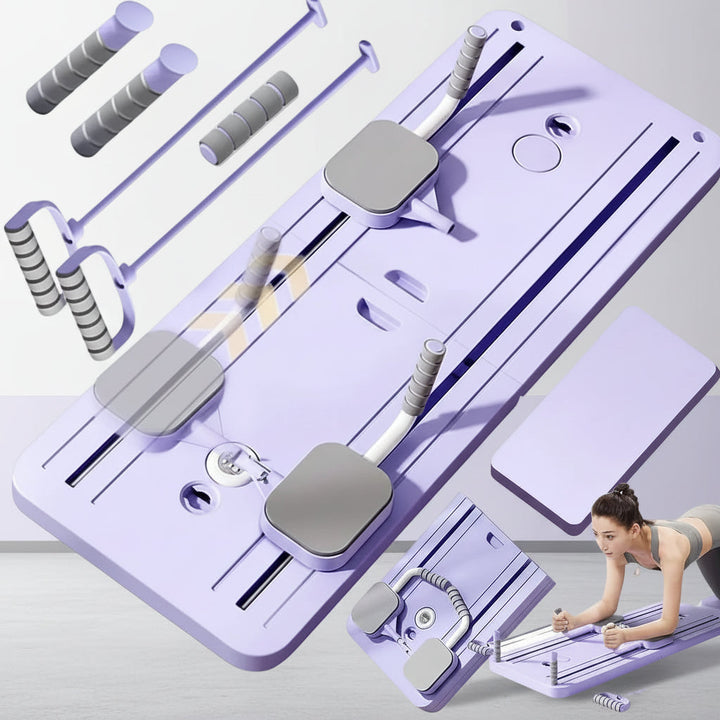 Ab Roller Resistance Assisted Flat Core Sneaker Home Workouts