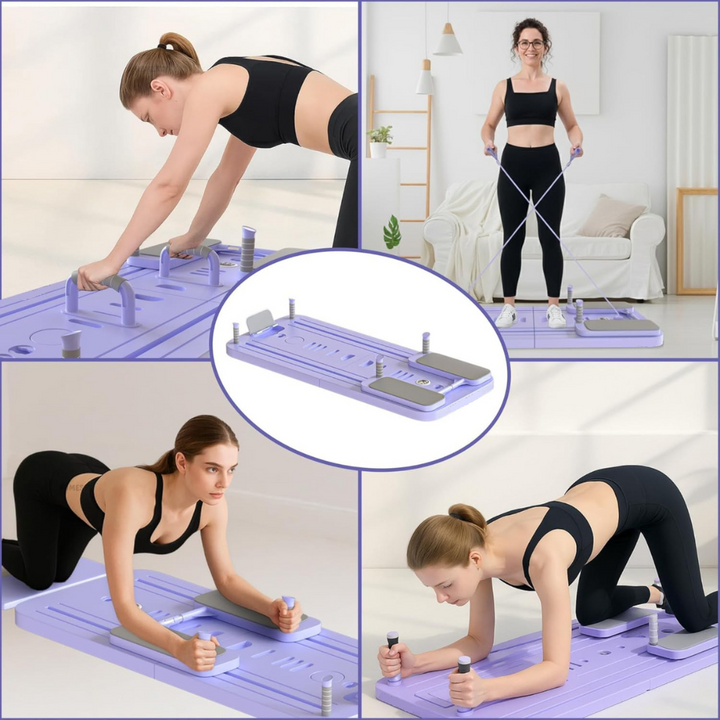 Ab Roller Resistance Assisted Flat Core Sneaker Home Workouts