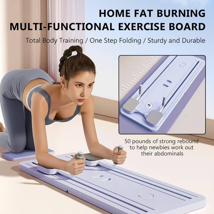 Ab Roller Resistance Assisted Flat Core Sneaker Home Workouts